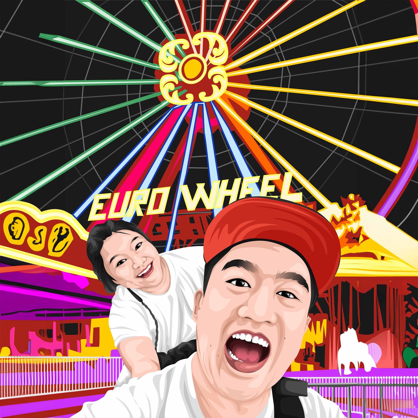 Custom Digital Art (Pop-Art Style) (Gift Voucher Redemption)