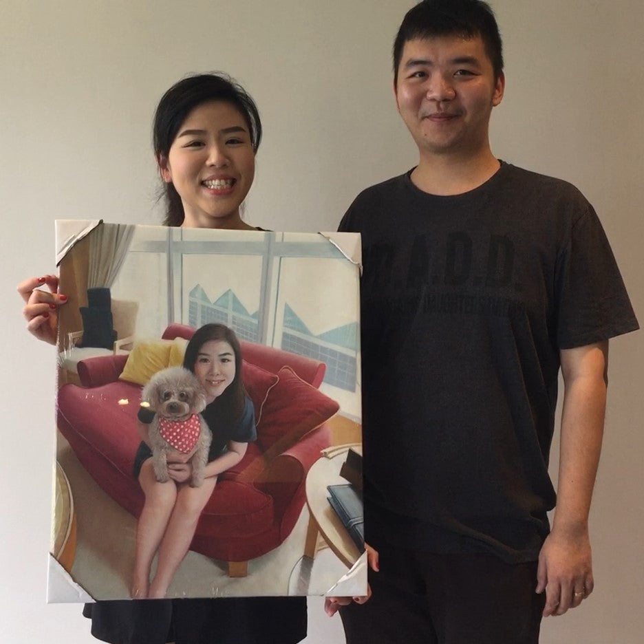 Oil Painting Pet & Human Portraits