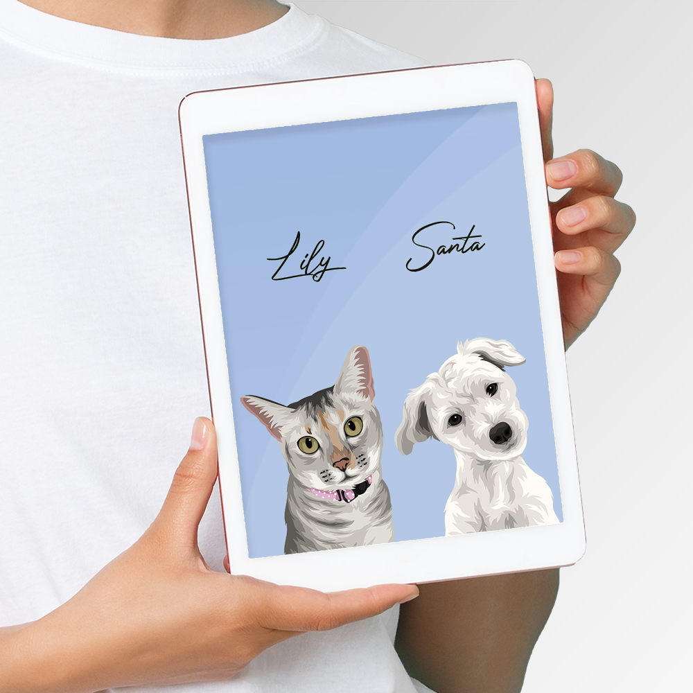 Custom Digital Art (Pop-Art Style) (Gift Voucher Redemption)
