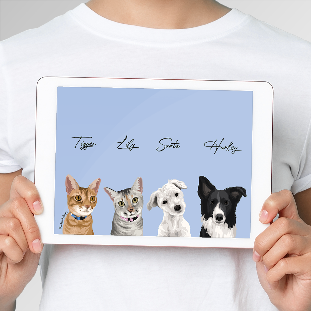 Custom Digital Art (Pop-Art Style) (Gift Voucher Redemption)