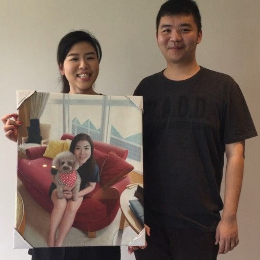 Custom Hand-Painted Oil Painting (Grand Year End Promo)