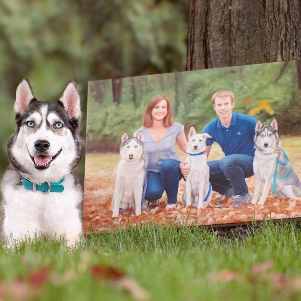 Oil Painting Pet & Human Portraits