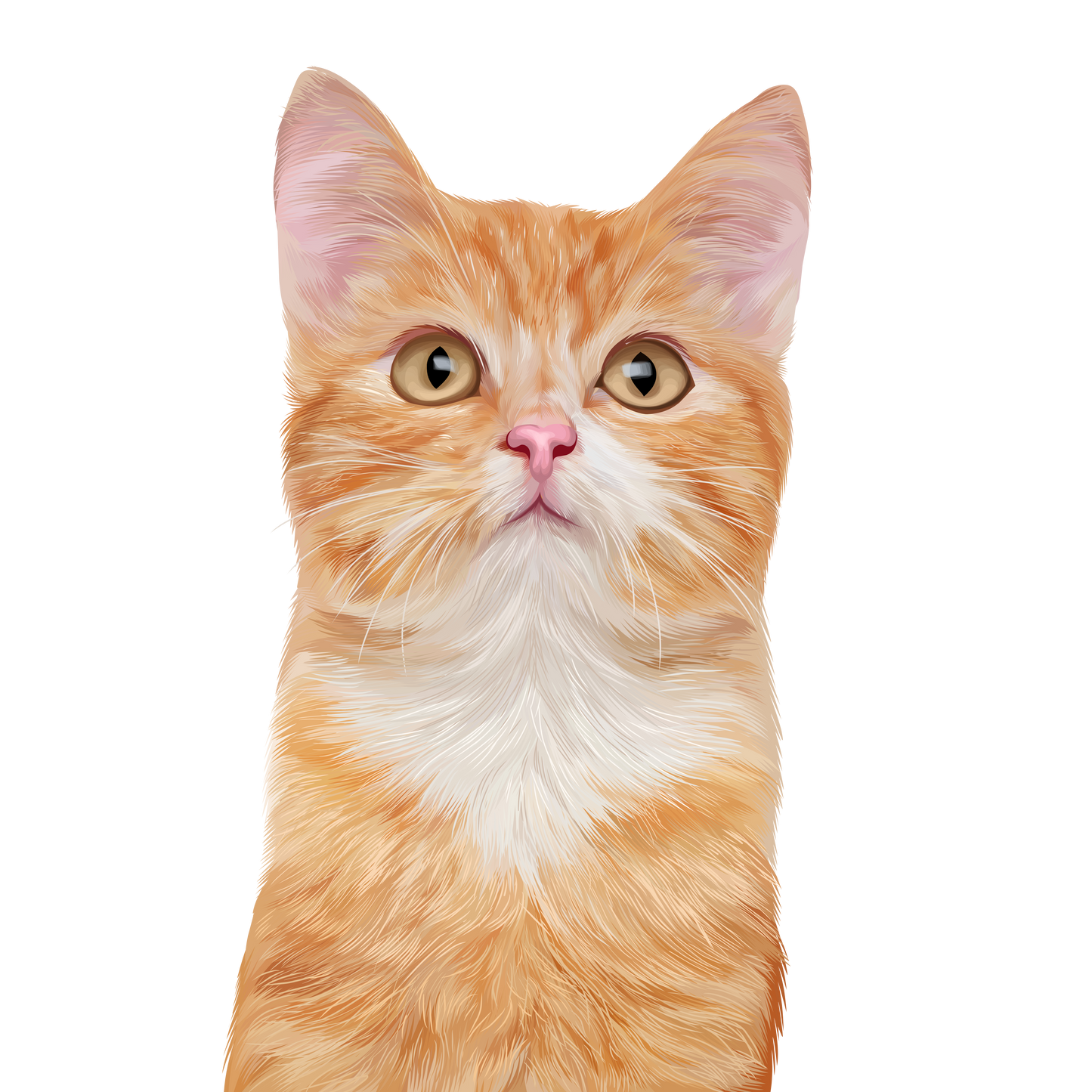 Custom Digital Pet Portrait (Classic Style)