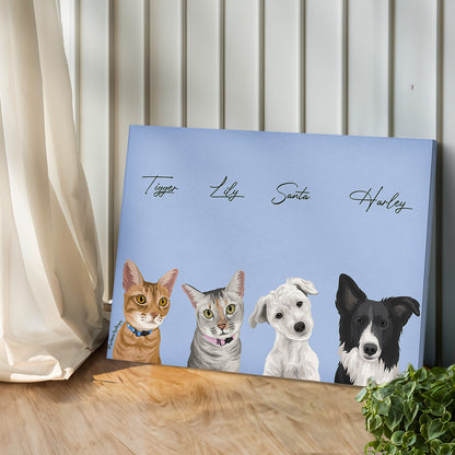 Digital Art (Pop Art Style) Pet & Human Portraits